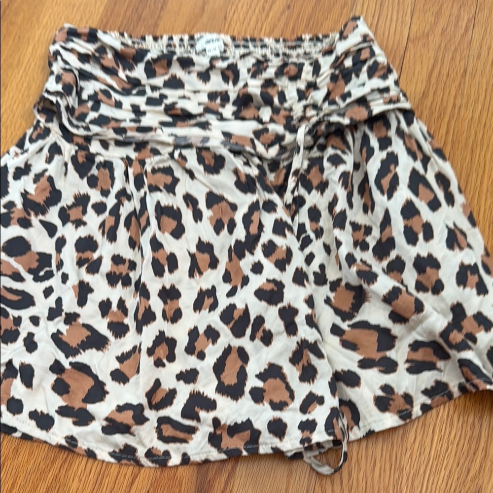 Leopard Print Skirt